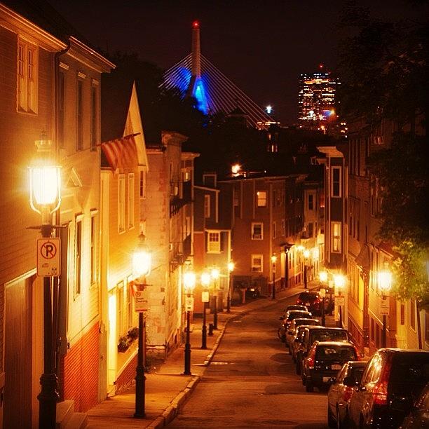 Boston Photograph - Famous Charlestown Street From The by Joann Vitali