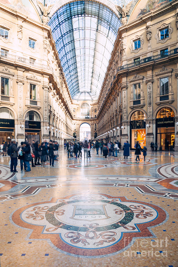 Famous Galleria Vittorio Emanuele II in Milan Photograph by Matteo Colombo