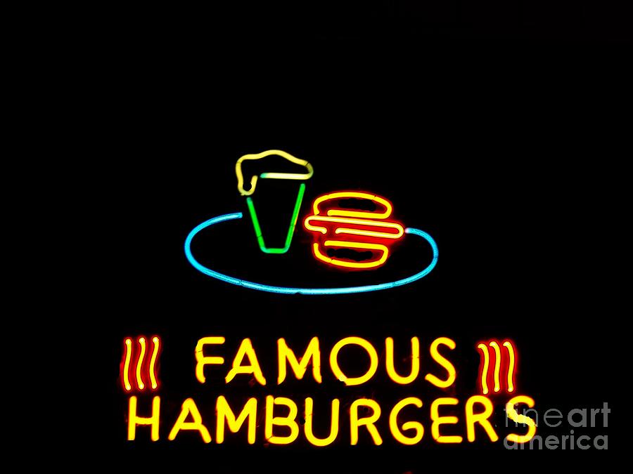 Famous Hamburgers Photograph by Kelly Awad