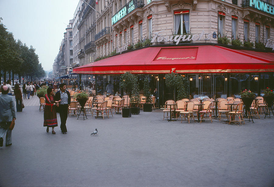 Famous Paris Restaurant - Fouquets Photograph