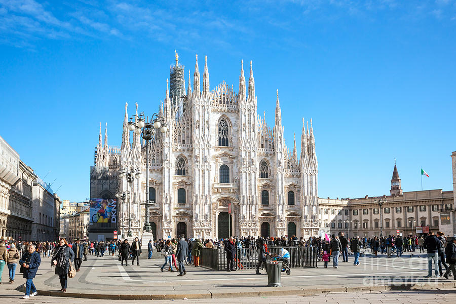 Famous Piazza del Duomo - Milan - Italy Photograph by Matteo Colombo