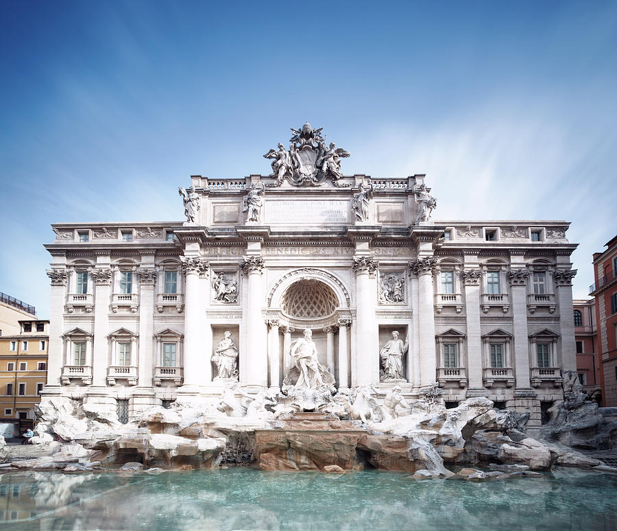 Famous Trevi Fountain In Rome, Italy Photograph by Matteo Colombo