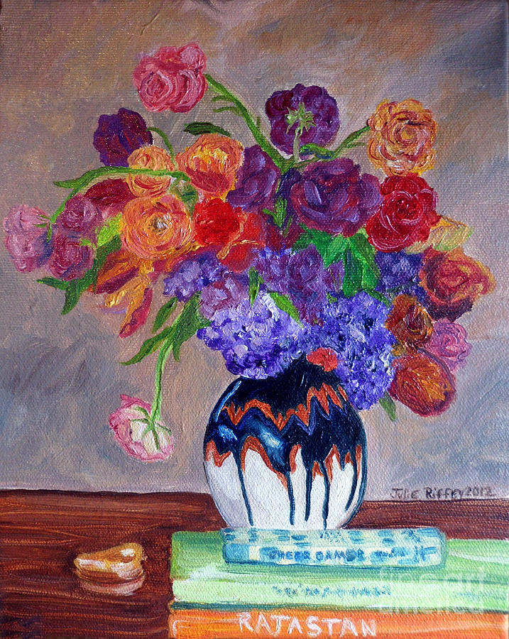 Fanciful Bouquet Painting by Julie Brugh Riffey