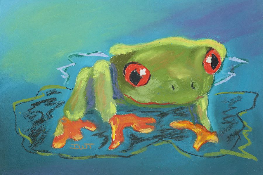 Fanciful Frog Painting by Diana Tripp - Fine Art America