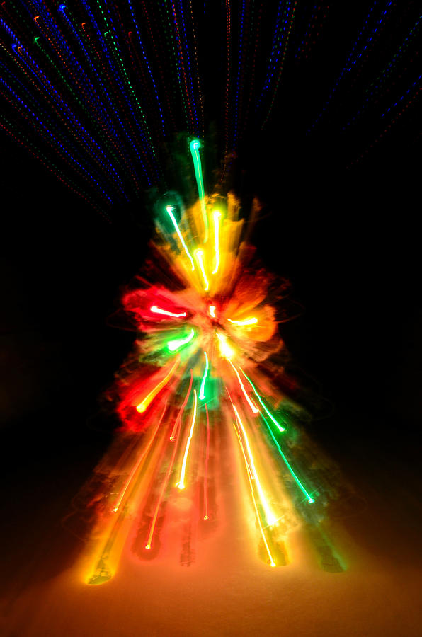 Abstract Photograph - Fancy Christmas Tree by Jeffrey J Nagy
