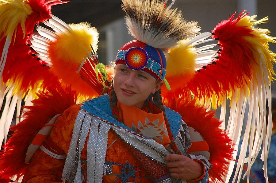 Native American Photograph - Fancy Dancer by Jim Cortez