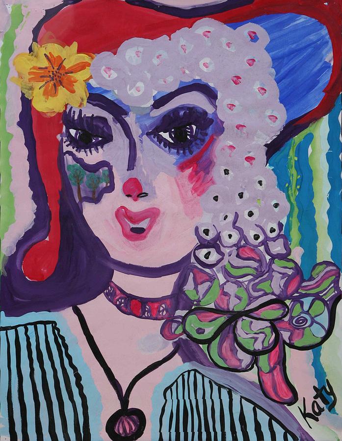 Fancy Girl Painting by Katie Ketchum - Fine Art America