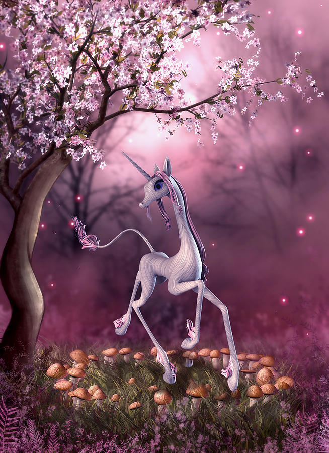 Fancy Unicorn Digital Art by John Junek