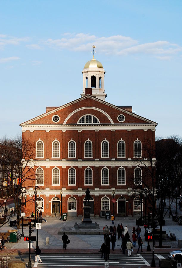 Faneuil Hall at Sunset Photograph by Caroline Stella