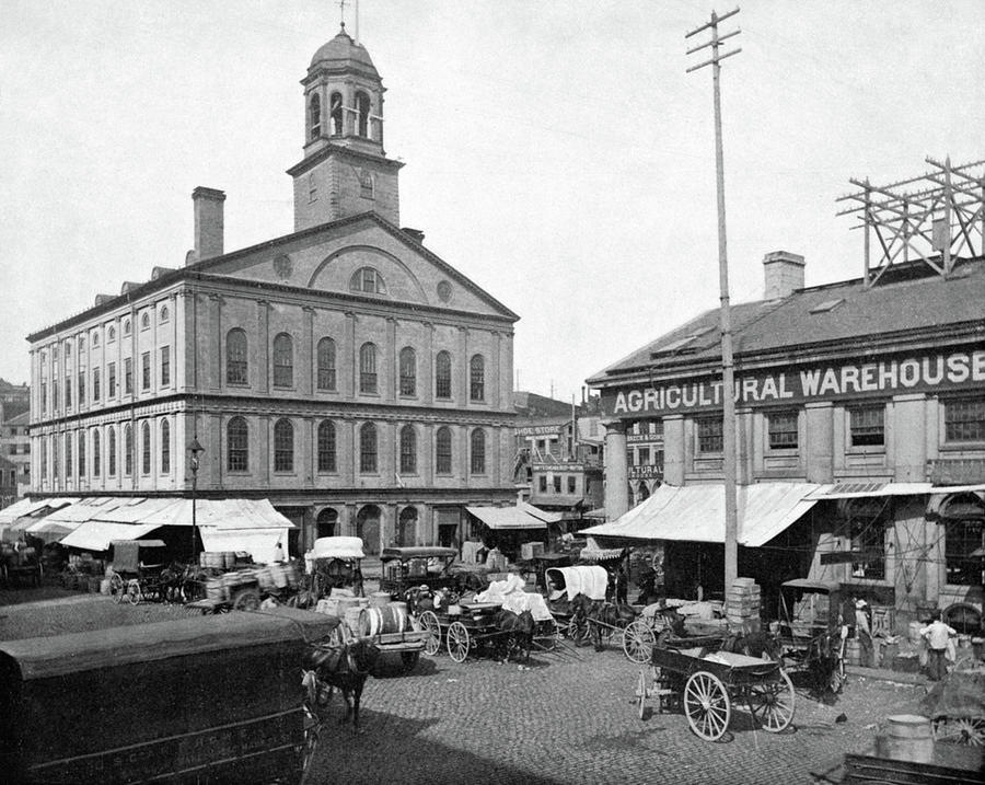 Faneuil Hall, C1890 Photograph by Granger Fine Art America