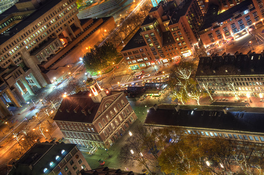 Faneuil Hall from Above Photograph by Joann Vitali