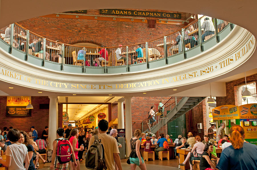Faneuil Hall Marketplace Photograph by Paul Mangold