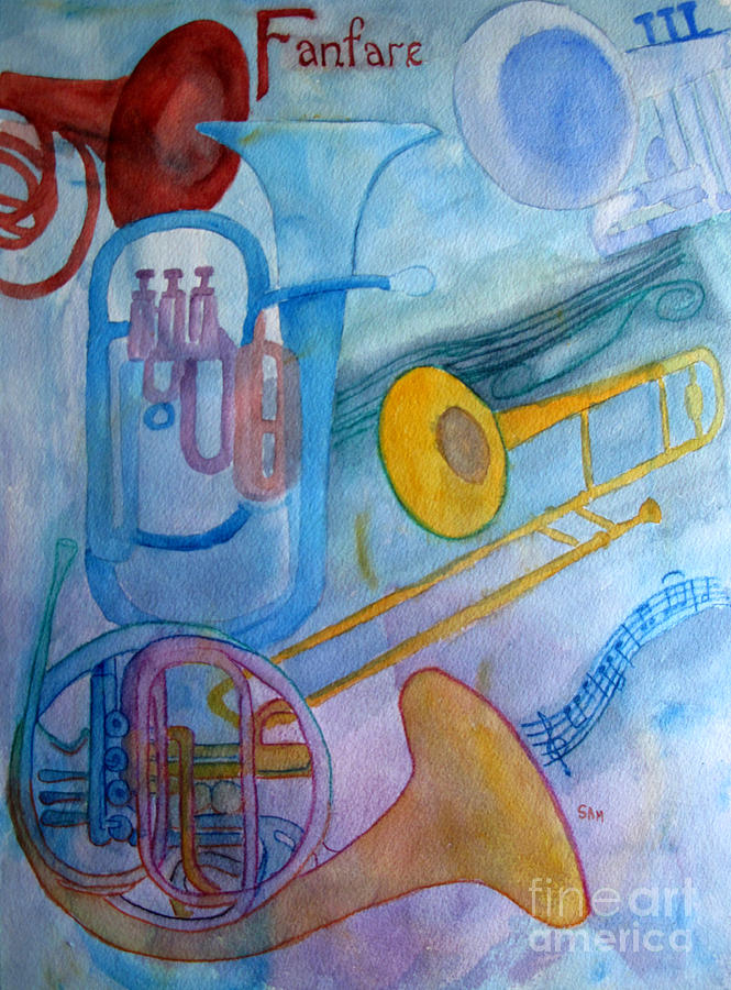 Fanfare Painting by Sandy McIntire