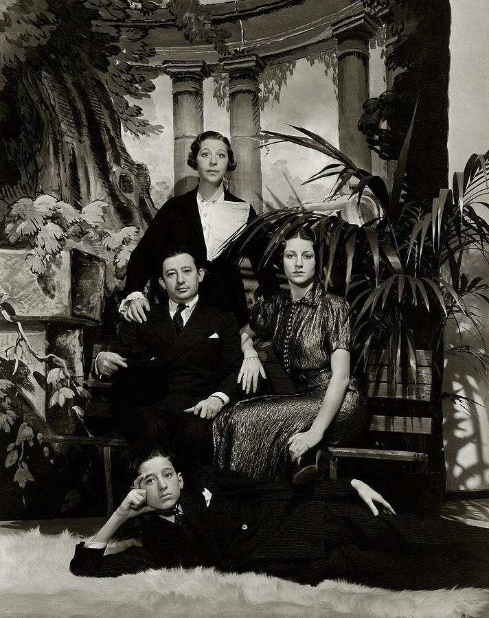 Fanny Brice With Her Family Photograph by Lusha Nelson