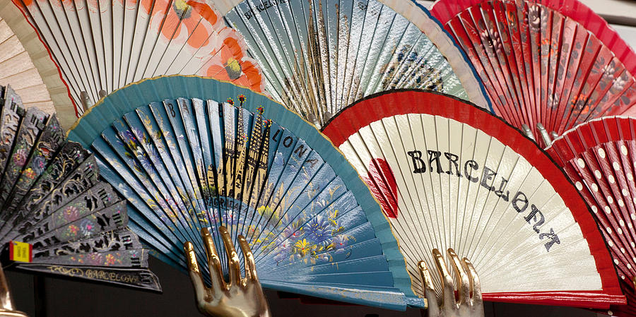 Fans For Sale In Souvenir Shop Photograph by Panoramic Images | Fine ...