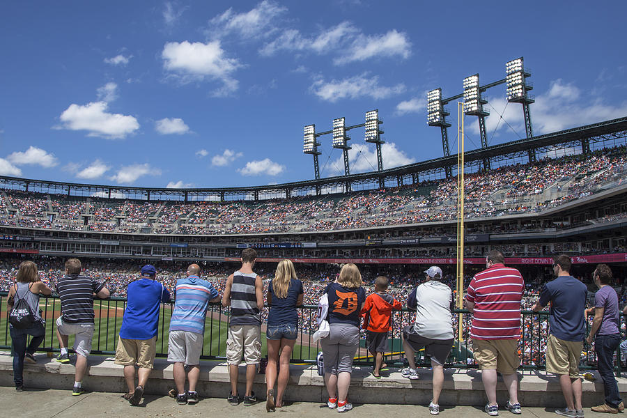 Fans watching Tiger Game Photograph by John McGraw