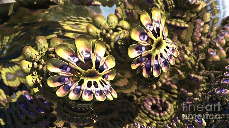 Fantastic Foreign Fungi Digital Art by Jon Munson II