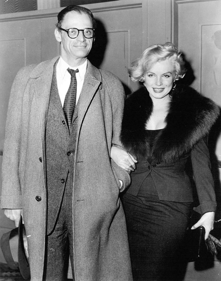 Marilyn Photograph - Marilyn Monroe and Arthur Miller by Retro Images Archive