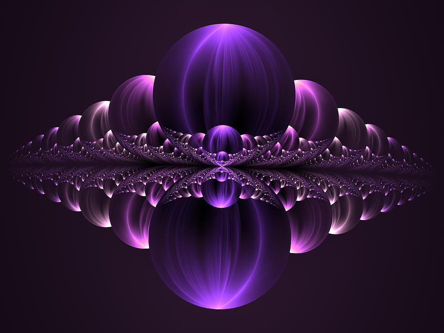 Fantastic Purple Skyline Digital Art by Gabiw Art