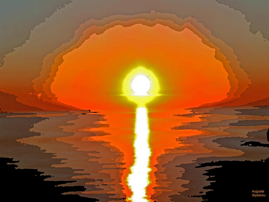 Amazing Sunset #2 Digital Art by Augusta Stylianou
