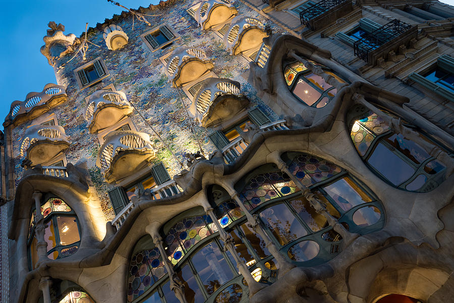 Fantastical Casa Batllo - Antoni Gaudi Barcelona Photograph by Georgia Mizuleva