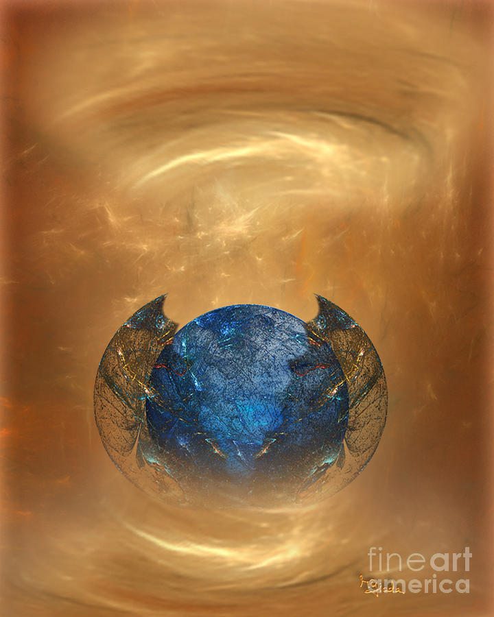 Birth of a planet  Digital Art by Giada Rossi