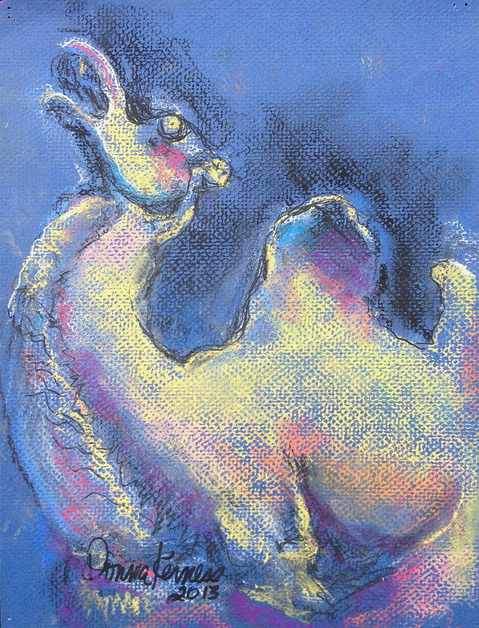 Wildlife Drawing - Fantasy Camel #2 by Donna Kerness