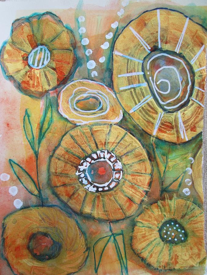 Fantasy Flowers Painting by Debbie Smith - Fine Art America
