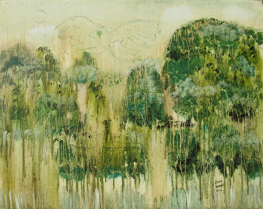 Fantasy Forest Painting by Diane Pape