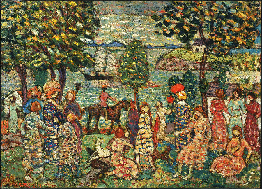 Fantasy Painting by Maurice Brazil Prendergast
