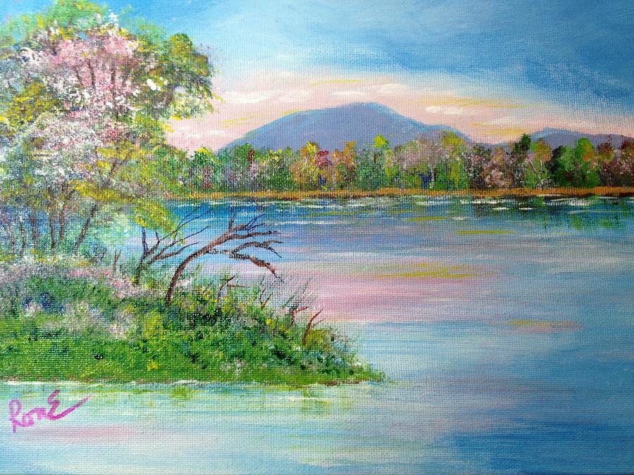 Fantasy River Painting by Ronnie Egerton