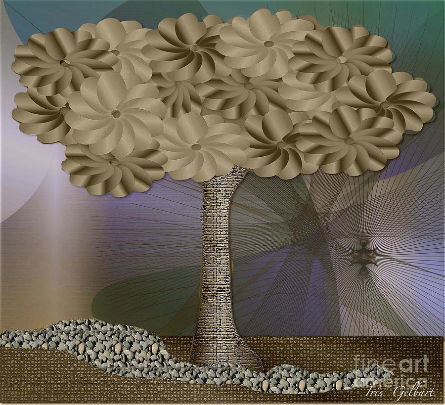 Flower Digital Art - Fantasy Tree by Iris Gelbart