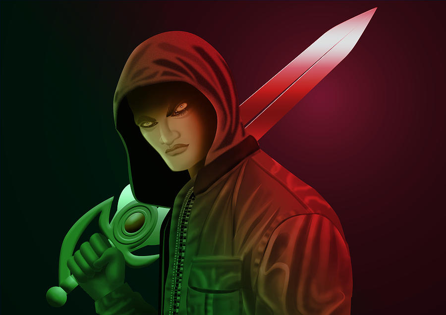 Fantasy Digital Art - Fantasy Vampire by Kriss Orayan Fantasy Digital Art - Fantasy Vampire by Kriss Orayan