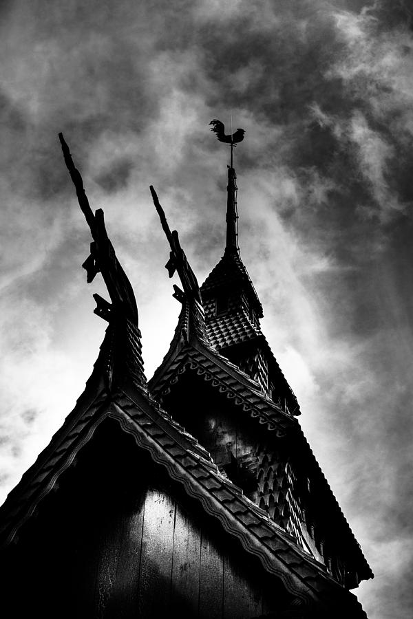 Fantoft Stave Church Photograph by Hakon Soreide