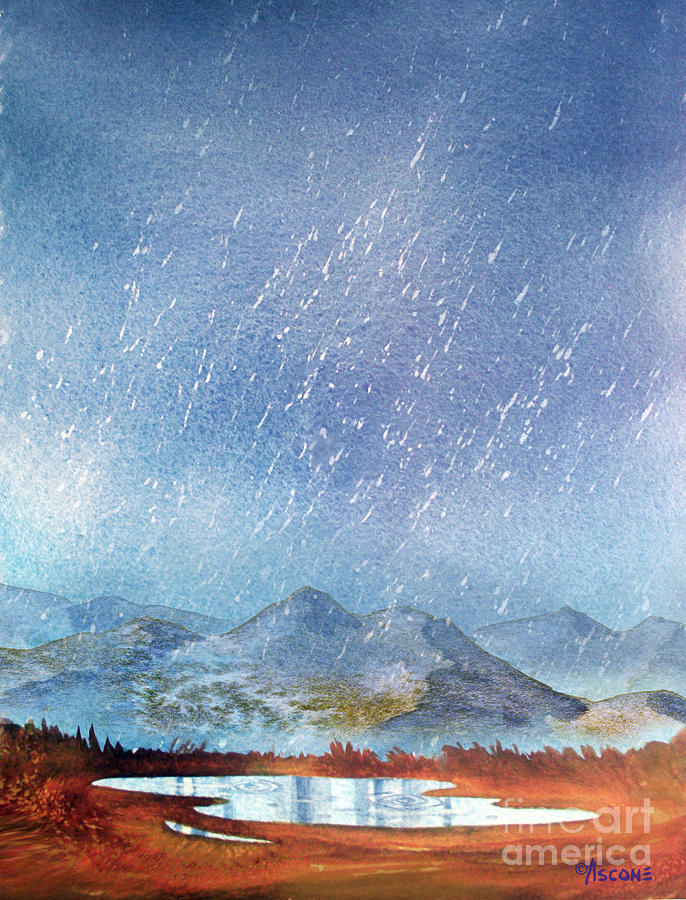 Far North Rain Painting by Teresa Ascone