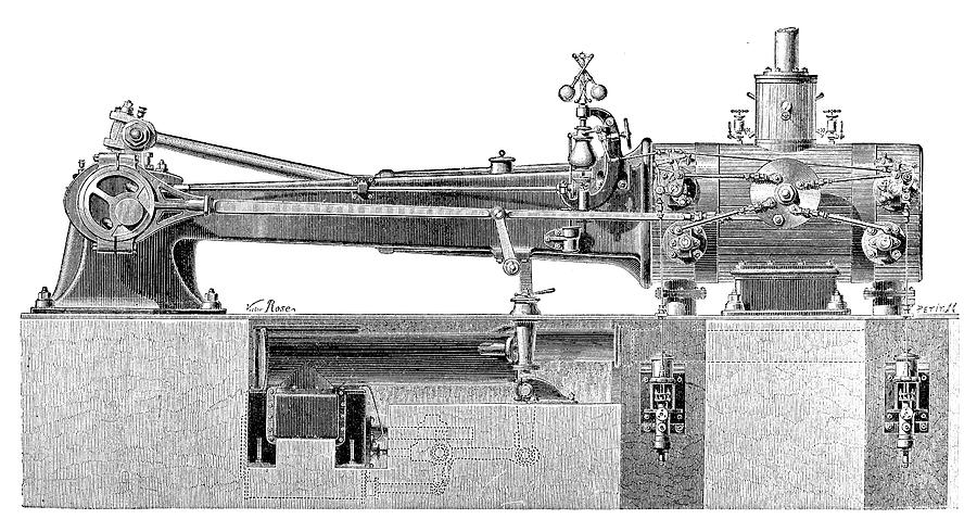 Farcot Steam Engine Photograph by Science Photo Library