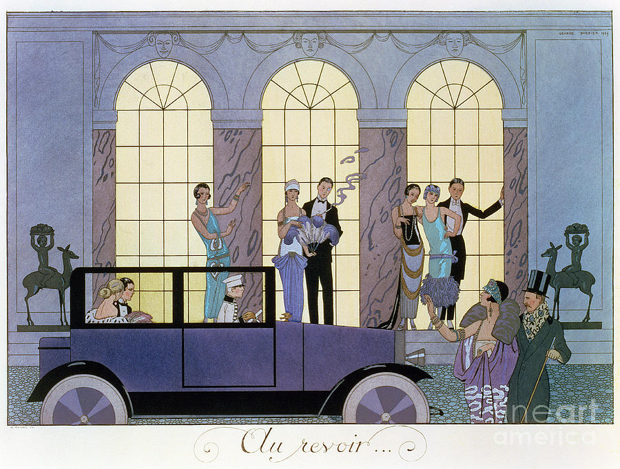 Ball Painting - Farewell by Georges Barbier