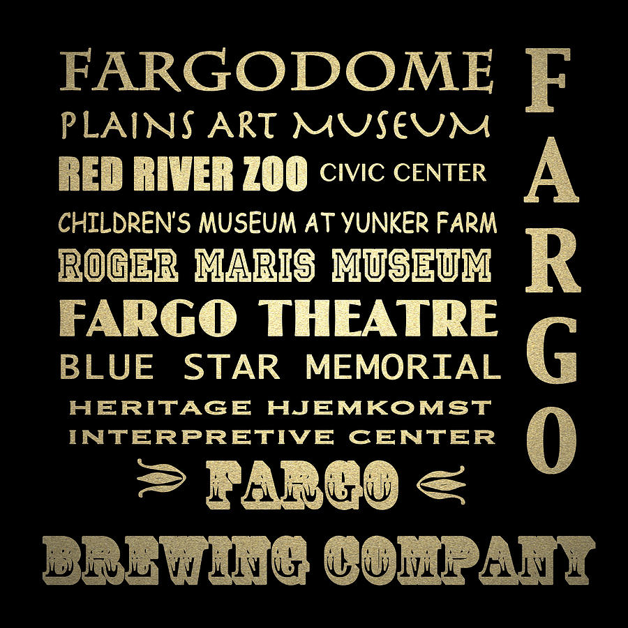 Fargo Famous Landmarks #1 Digital Art by Patricia Lintner
