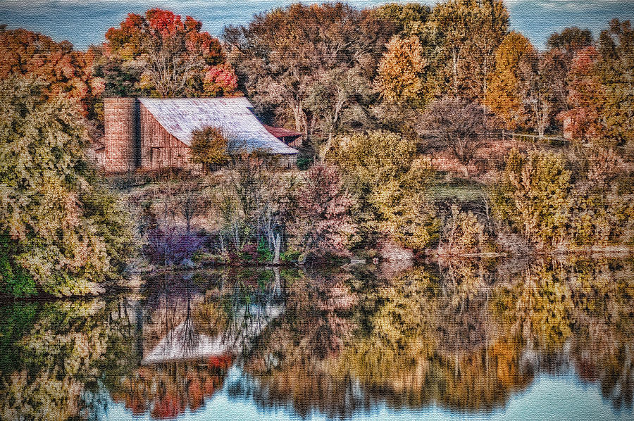Farm all Nestled In Photograph by Mary Timman