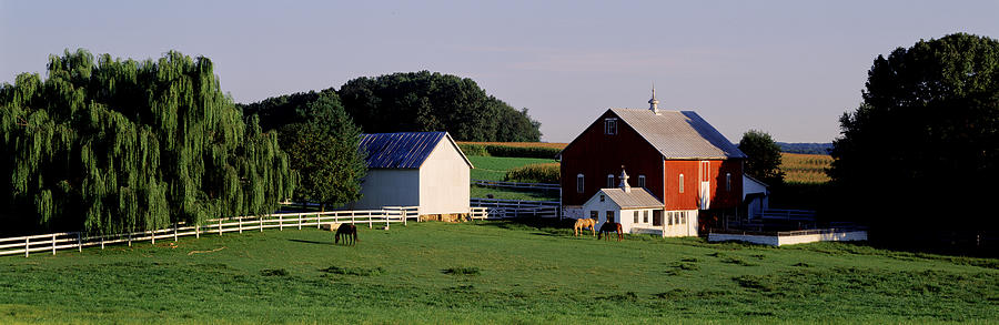 Farm, Baltimore County, Maryland, Usa Photograph by Panoramic Images