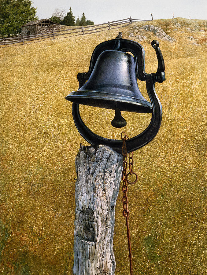 Nature Painting - Farm Bell by Tom Wooldridge