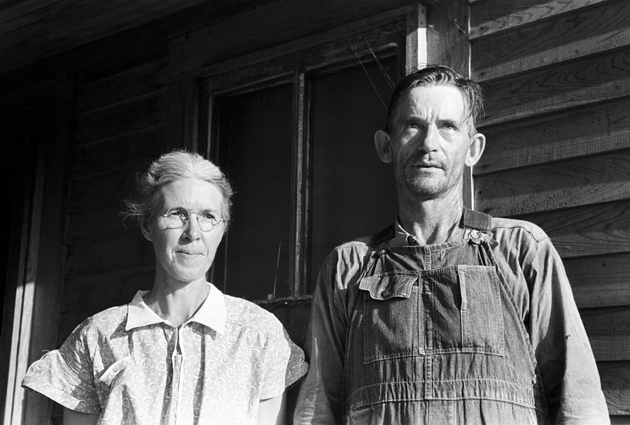 Farm Couple 1938 Photograph By Granger