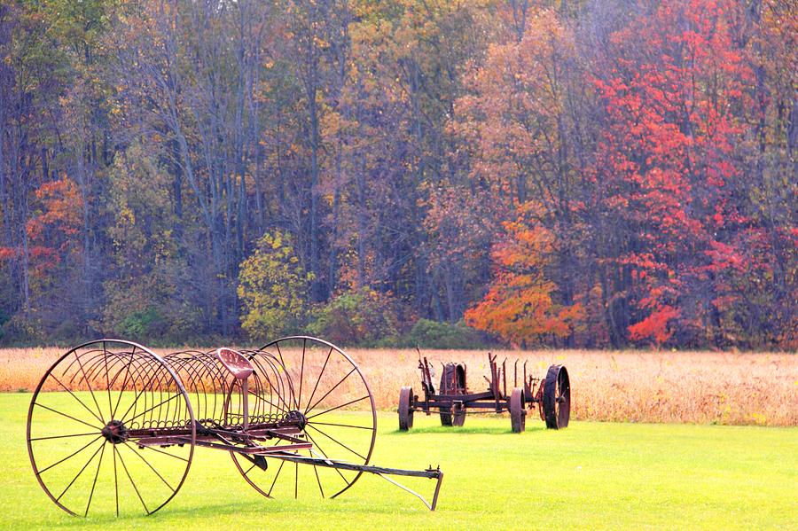 Farm Equipmenet Photograph by Kathy Wesserling | Fine Art America