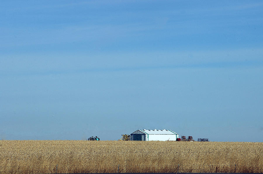 Farm house Kansas Photograph by William Kimble