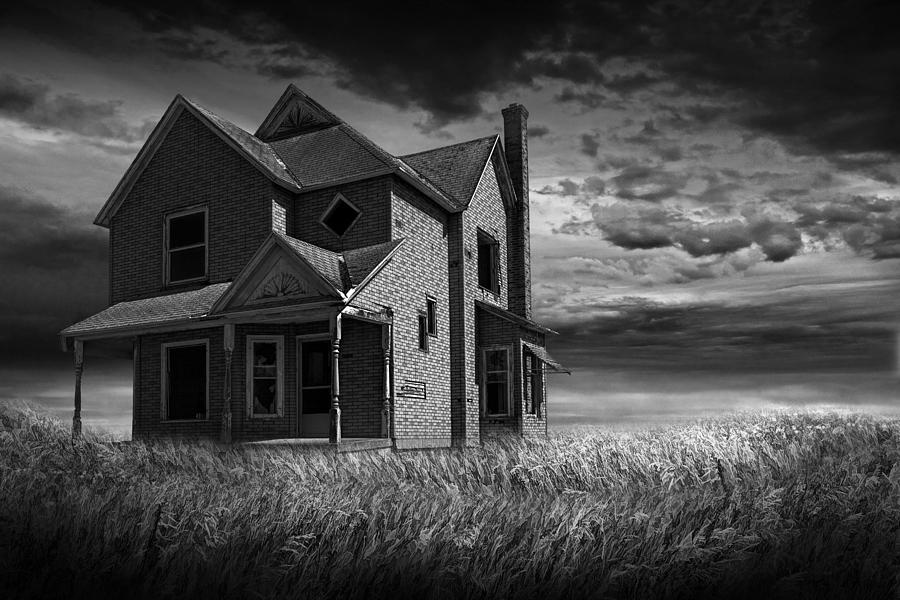 Farm House Sitting Abandoned Photograph By Randall Nyhof