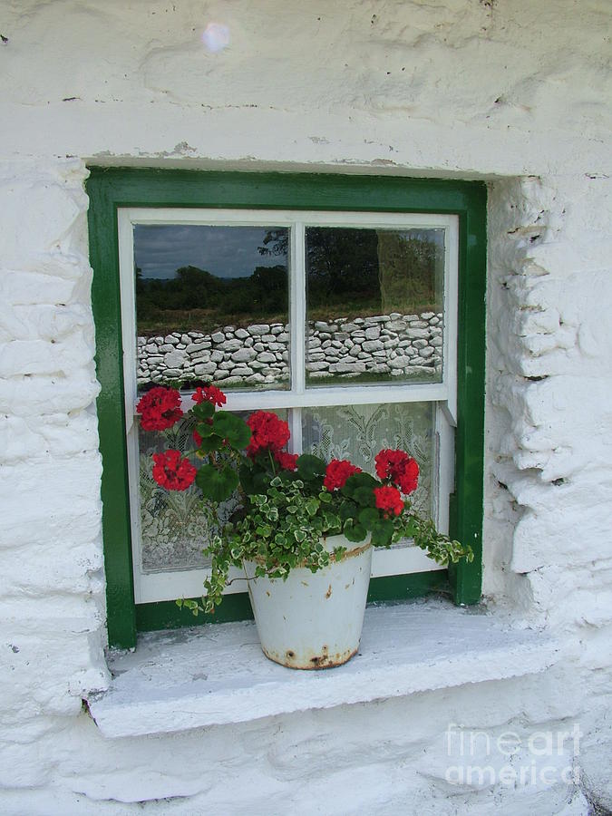 Farm house window Photograph by Joe Cashin