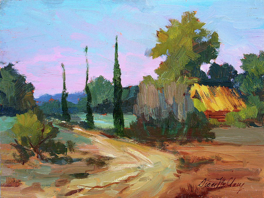 City Painting - Farm in Provence by Diane McClary