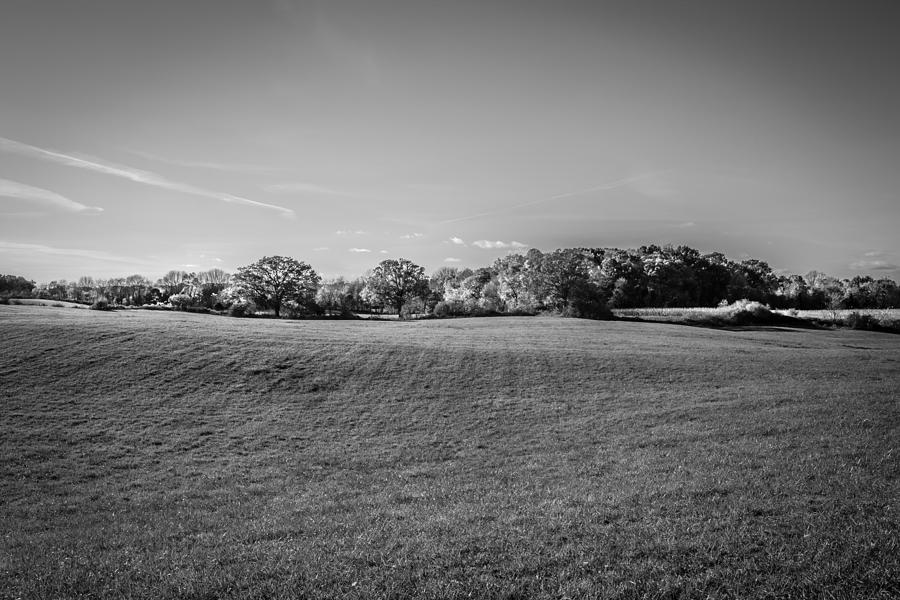 Farm Land Sussex County Western New Jersey Painted BW  Photograph by Rich Franco