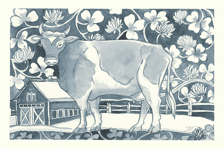 Animal Painting - Farm Life II by Miranda Thomas