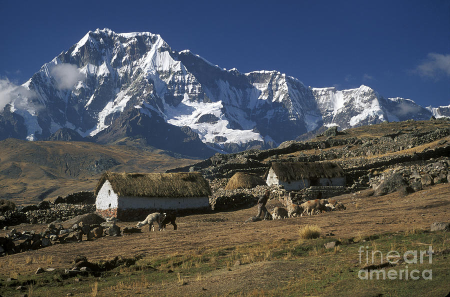 Farm Near Ausangate Peru Photograph by Craig Lovell